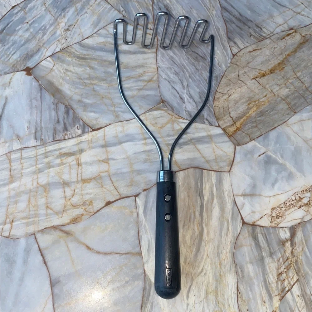 IKEA Black and Silver Potato Masher